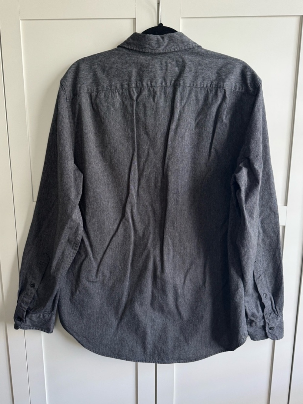 J.Crew Factory Jaspé Cotton Button Down Shirt Size Large - Picture 3 of 4